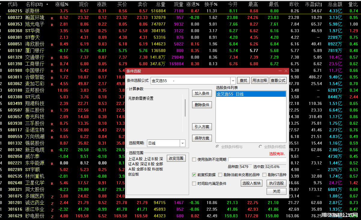 通达信《游资筹码》抄底擒龙幅图指标+选股公式