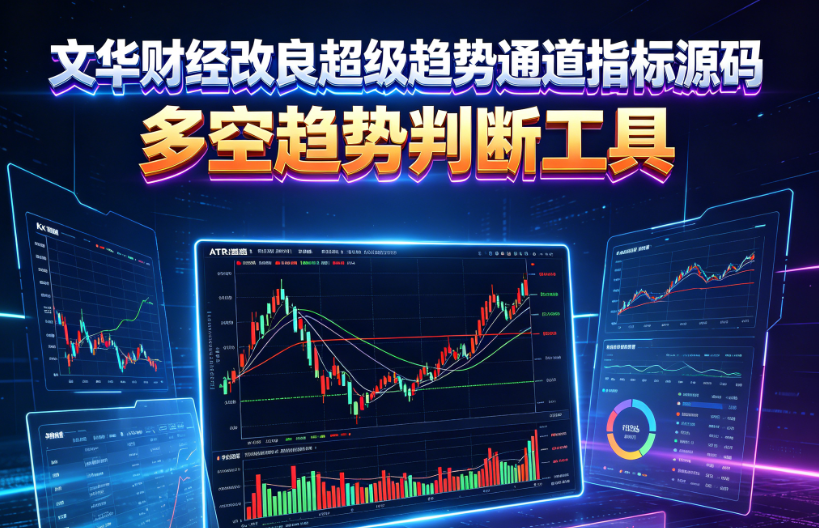 文华财经改良超级趋势通道指标源码-多空趋势判断工具 文华财经改良超级趋势通道指标源码-多空趋势判断工具